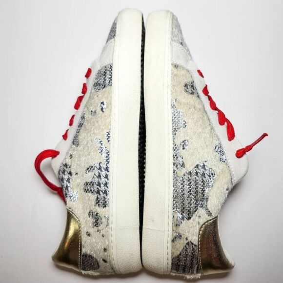 Steve Madden Philosophy NY90 Calf Hair Sneakers Womens Size 8B - Picture 3 of 7